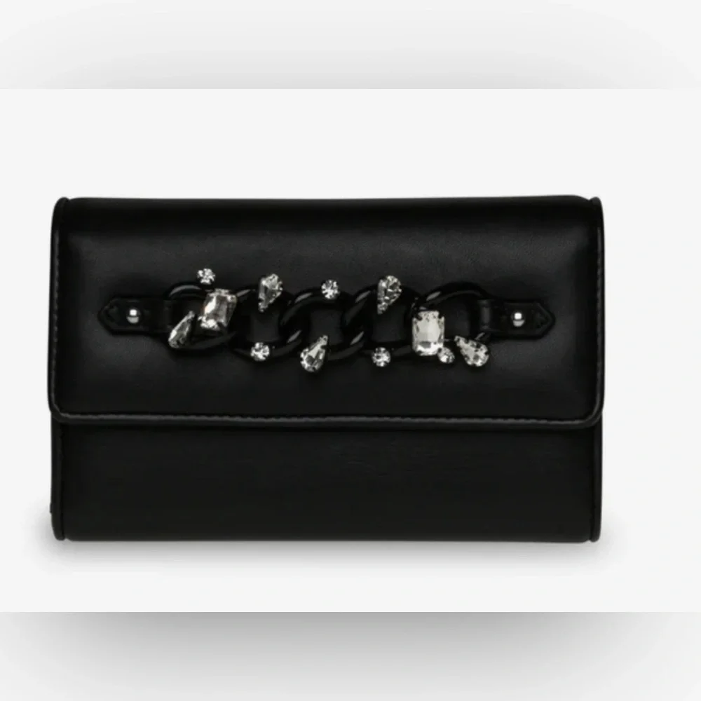 Steve Madden BKRISSY BLACK Wallet/ Crossbody